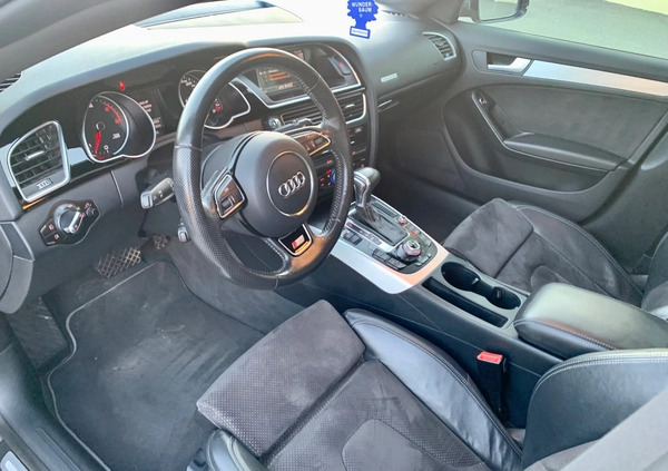 Audi A5 cena 77900 przebieg: 142000, rok produkcji 2014 z Biała małe 191